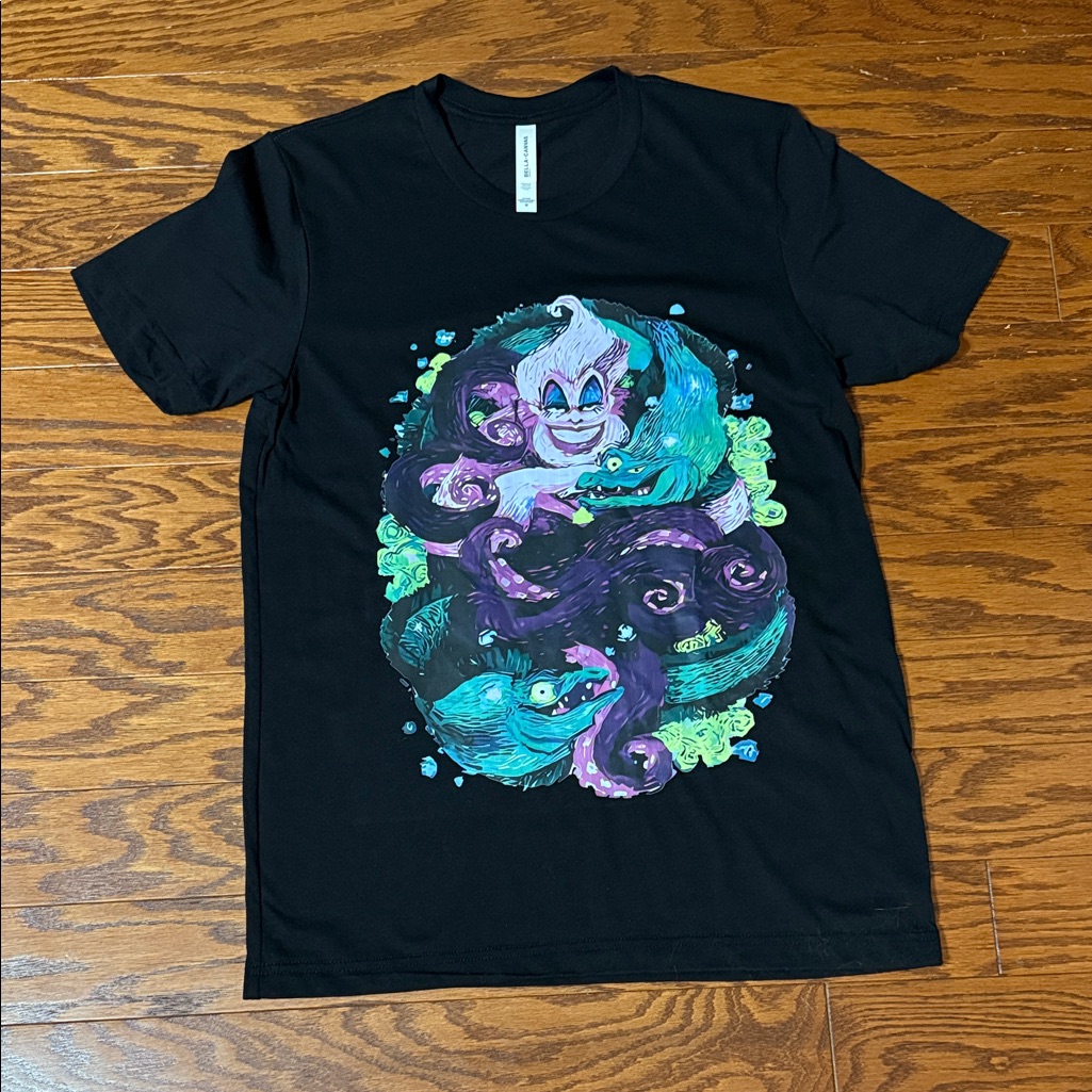 Bella Canvas Black Tee With Vibrant Graphic